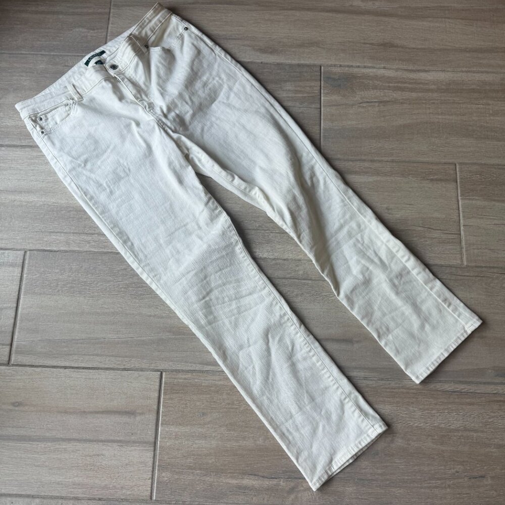 Lauren White Straight Leg Jeans – Women’s Size 14 - Picture 4 of 10
